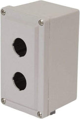 Square D - 2 Hole, 30mm Hole Diameter, Plastic Pushbutton Switch Enclosure - 1, 3, 4, 12, 4X NEMA Rated - A1 Tooling