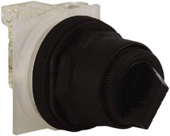 Schneider Electric - 30mm Mount Hole, 2 Position, Knob and Pushbutton Operated, Selector Switch - Black, Maintained (MA), Anticorrosive, Weatherproof, Dust and Oil Resistant - A1 Tooling