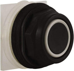 Schneider Electric - 30mm Mount Hole, Extended Straight, Pushbutton Switch Only - Black Pushbutton, Momentary (MO) - A1 Tooling