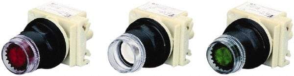 Square D - Flush Pushbutton Switch Operator - Round Button, Incandescent Lamp, Illuminated - A1 Tooling