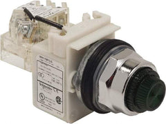 Schneider Electric - 120 VAC Green Lens LED Pilot Light - Round Lens, Screw Clamp Connector - A1 Tooling