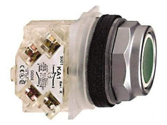 Schneider Electric - 30mm Mount Hole, Flush, Pushbutton Switch with Contact Block - Octagon, Multicolor Pushbutton, Momentary (MO) - A1 Tooling