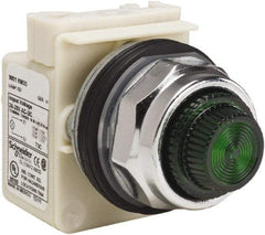 Schneider Electric - 28 V Green Lens Indicating Light - Screw Clamp Connector - A1 Tooling