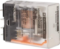 Square D - Electromechanical Plug-in General Purpose Relay - 12 Amp at 240 VAC, SPDT, 24 VDC - A1 Tooling