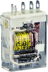 Square D - 1 hp at 240 Volt & 1/2 hp at 120 Volt, Electromechanical Plug-in General Purpose Relay - 12 Amp at 240 VAC, SPDT, 24 VAC at 50/60 Hz - A1 Tooling