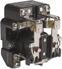 Square D - 1-1/2 hp, 10 VA Power Rating, Electromechanical Screw Clamp General Purpose Relay - 40 at 277 VAC & 5 at 600 V, DPDT, 12 VDC, 63.6mm Wide x 58.8mm High x 79.4mm Deep - A1 Tooling