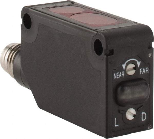 Telemecanique Sensors - M8 Connector, 1m Nominal Distance, Shock and Vibration Resistant, Diffused Photoelectric Sensor - 12 to 24 VDC, PBT, 11mm Long x 11mm Wide x 33mm High - A1 Tooling