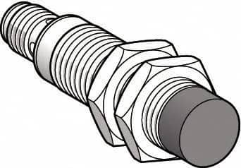 Telemecanique Sensors - NPN, NC, 7mm Detection, Cylinder, Inductive Proximity Sensor - 3 Wires, IP67, IP69, 12 to 48 VDC, M12x1 Thread, 66mm Long - A1 Tooling