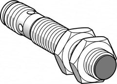 Telemecanique Sensors - NPN, PNP, NC, 8mm Detection, Cylinder, Inductive Proximity Sensor - 2 Wires, IP67, IP69, 12 to 48 VDC, M18x1 Thread, 74mm Long - A1 Tooling