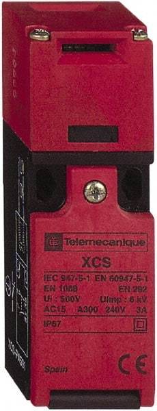 Telemecanique Sensors - 2NC Configuration, Multiple Amp Level, Plastic Key Safety Limit Switch - 30mm Wide x 30mm Deep x 94mm High, IP67 Ingress Rating - A1 Tooling