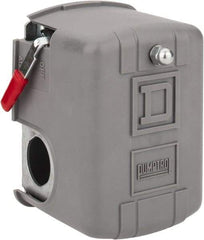 Square D - 1 and 3R NEMA Rated, 70 to 150 psi, Electromechanical Pressure and Level Switch - Fixed Pressure, 575 VAC, L1-T1, L2-T2 Terminal, For Use with Square D Pumptrol - A1 Tooling