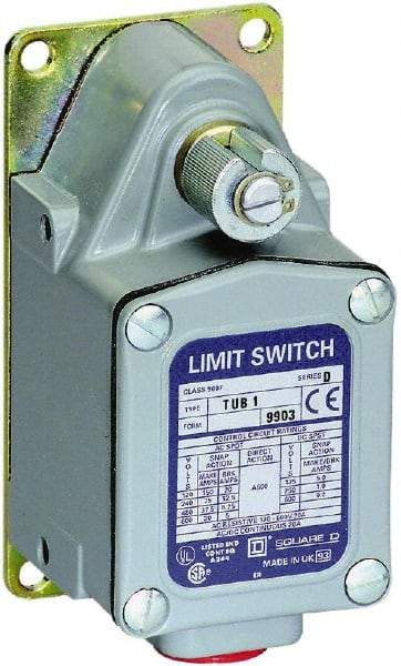 Square D - SPDT, 600 VAC, Screw Terminal, Rotary Head Actuator, General Purpose Limit Switch - 1, 2, 4, 12, 13 NEMA Rating, IP67 IPR Rating - A1 Tooling