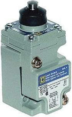 Square D - SPDT, NC/NO, 600 Volt Screw Terminal, Plunger Actuator, General Purpose Limit Switch - 1, 2, 4, 6, 12, 13, 6P NEMA Rating, IP67 IPR Rating - A1 Tooling