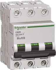 Schneider Electric - 25 Amp, 480Y/277 V, 3 Pole, DIN Rail Mount Miniature Circuit Breaker - Thermal Magnetic Trip - A1 Tooling