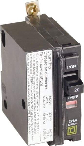 Square D - 20 Amp, 240 VAC, 1 Pole, Bolt On Miniature Circuit Breaker - 14-8 AWG - A1 Tooling