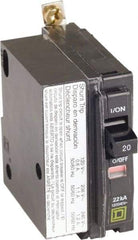 Square D - 20 Amp, 240 VAC, 1 Pole, Bolt On Miniature Circuit Breaker - 14-8 AWG - A1 Tooling