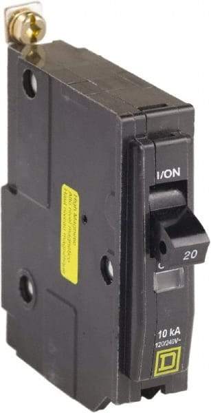 Square D - 20 Amp, 120 VAC, 1 Pole, Bolt On Miniature Circuit Breaker - 14-8 AWG - A1 Tooling