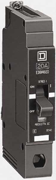 Square D - 40 Amp, 277 V, 1 Pole, Bolt On Miniature Circuit Breaker - 35 kA Breaking Capacity, 12, 14 AWG - A1 Tooling