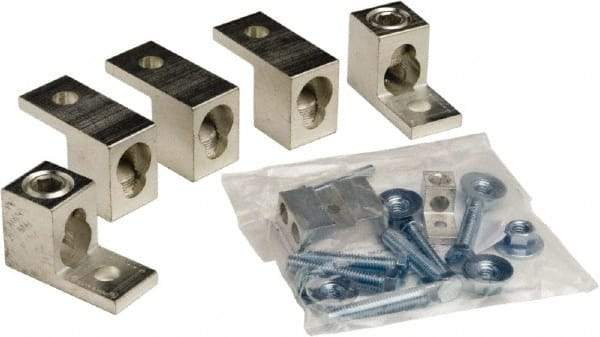 Square D - 4, 1/0, 14-1/0, 14-2/0 AWG, Mechanical Transformer Lug Kit - For Use with Single Phase Primary and Secondary Transformers, Three Phase Delta with Center Tap, Three Phase Wye Secondary Transformers - A1 Tooling