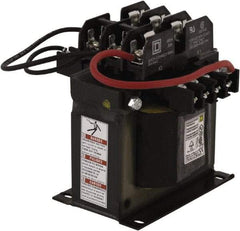 Square D - 300 VA, Top Mount Fuse Block Control Transformer - 50/60 Hz, 4.74 Inch Deep x 5.13 Inch High - A1 Tooling