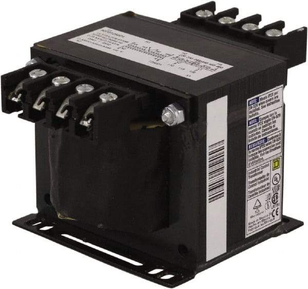 Square D - 250 VA, Top Mount Fuse Block Control Transformer - 50/60 Hz, 5.3 Inch Deep x 3.21 Inch High - A1 Tooling