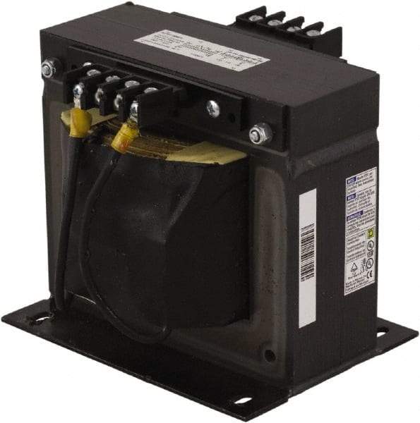 Square D - 1,500 VA, Top Mount Fuse Block Control Transformer - 50/60 Hz, 5.92 Inch Deep x 6.17 Inch High - A1 Tooling