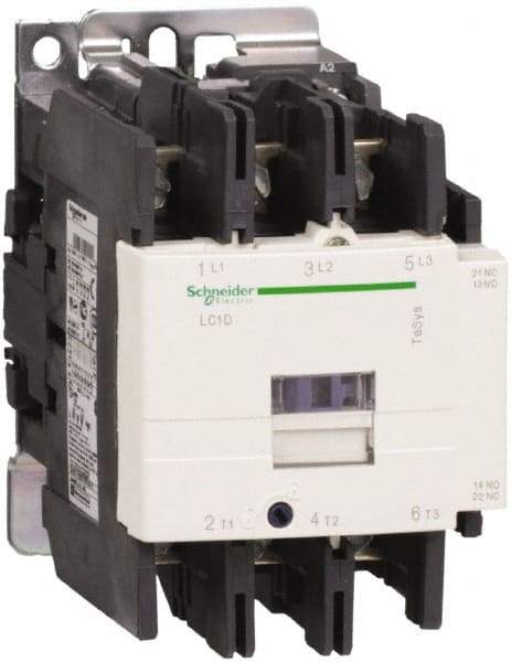 Schneider Electric - 3 Pole, 48 Coil VAC at 50/60 Hz, 80 Amp at 440 VAC, Nonreversible IEC Contactor - Bureau Veritas, CCC, CSA, CSA C22.2 No. 14, DNV, EN/IEC 60947-4-1, EN/IEC 60947-5-1, GL, GOST, LROS, RINA, RoHS Compliant, UL 508, UL Listed - A1 Tooling