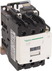 Schneider Electric - 3 Pole, 220 Coil VAC at 50/60 Hz, 65 Amp at 440 VAC and 80 Amp at 440 VAC, Nonreversible IEC Contactor - Exact Industrial Supply