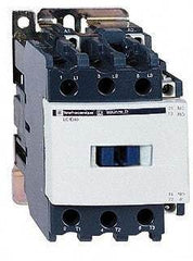 Schneider Electric - 3 Pole, 480 Coil VAC at 60 Hz, 40 Amp at 440 VAC and 60 Amp at 440 VAC, Nonreversible IEC Contactor - 1 Phase hp: 3 at 115 VAC, 5 at 230/240 VAC, 3 Phase hp: 10 at 200/208 VAC, 10 at 230/240 VAC, 30 at 460/480 VAC, 30 at 575/600 VAC - A1 Tooling