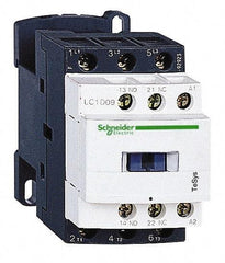 Schneider Electric - 3 Pole, 115 Coil VAC at 50/60 Hz, 25 Amp at 440 VAC and 9 Amp at 440 VAC, Nonreversible IEC Contactor - 1 Phase hp: 0.5 at 115 VAC, 1 at 230/240 VAC, 3 Phase hp: 2 at 200/208 VAC, 2 at 230/240 VAC, 5 at 460/480 VAC, 7.5 at 575/600 VAC - A1 Tooling