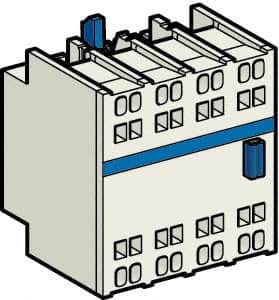 Schneider Electric - Contactor Auxiliary Contact Block - For Use with TeSys D - A1 Tooling