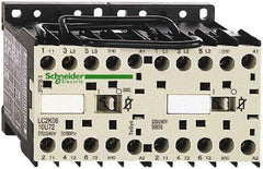 Schneider Electric - 3 Pole, 24 Coil VAC at 50/60 Hz, 6 Amp at 440 VAC, Reversible IEC Contactor - BS 5424, CSA, IEC 60947, NF C 63-110, RoHS Compliant, UL Listed, VDE 0660 - A1 Tooling