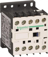 Schneider Electric - 4 Pole, 120 Coil VAC at 50/60 Hz, 16 Amp at 690 VAC and 20 Amp at 440 VAC, Nonreversible IEC Contactor - BS 5424, CSA, IEC 60947, NF C 63-110, RoHS Compliant, UL Listed, VDE 0660 - A1 Tooling