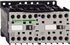 Schneider Electric - 3 Pole, 24 Coil VDC, 6 Amp at 440 VAC, Reversible IEC Contactor - BS 5424, CSA, IEC 60947, NF C 63-110, RoHS Compliant, UL Listed, VDE 0660 - A1 Tooling