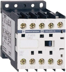 Schneider Electric - 3 Pole, 24 Coil VDC, 16 Amp at 690 VAC, 20 Amp at 440 VAC and 9 Amp at 440 VAC, Nonreversible IEC Contactor - BS 5424, CSA, IEC 60947, NF C 63-110, RoHS Compliant, UL Listed, VDE 0660 - A1 Tooling