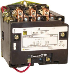 Square D - 3 Pole, 208 Coil VAC at 60 Hz, 45 Amp NEMA Contactor - Open Enclosure, 60 Hz at 208 VAC - A1 Tooling