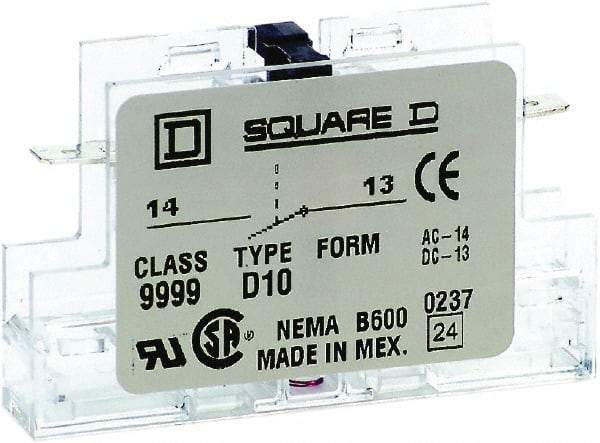 Square D - 5 Amp, Contactor Auxiliary Contact Kit - A1 Tooling