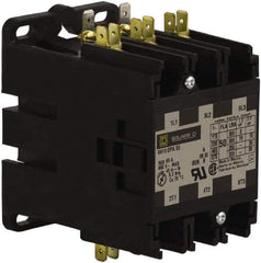 Square D - 3 Pole, 50 Amp Inductive Load, 277 Coil VAC at 60 Hz, Definite Purpose Contactor - Phase 1 and Phase 3 Hp:  10 at 230 VAC, 15 at 230 VAC, 3 at 115 VAC, 30 at 460 VAC, 30 at 575 VAC, 65 Amp Resistive Rating, CE, CSA, UL Listed - A1 Tooling