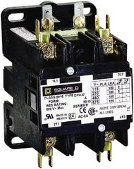 Square D - 2 Pole, 40 Amp Inductive Load, 277 Coil VAC at 60 Hz, Definite Purpose Contactor - Phase 1 Hp:  3 at 115 VAC, 7.5 at 230 VAC, 50 Amp Resistive Rating, CE, CSA, UL Listed - A1 Tooling