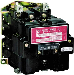 Square D - No Enclosure, 2 Pole, Electrically Held Lighting Contactor - 100 A (Tungsten), 440 VAC at 50 Hz, 480 VAC at 60 Hz - A1 Tooling