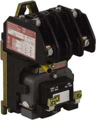 Square D - No Enclosure, 2 Pole, Electrically Held Lighting Contactor - 20 A (Tungsten), 30 A (Fluorescent), 277 VAC at 60 Hz, 2NO Contact Configuration - A1 Tooling