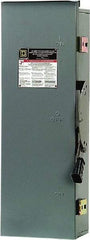 Square D - 100 Amp, 240 VAC, 250 VDC, 2 Pole Nonfused Safety Switch - NEMA 3R, 15 hp at 240 VAC, 20 hp at 250 VDC (Single Phase), DPDT Contact Form - A1 Tooling