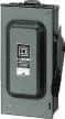 Square D - 60 Amp, 240 VAC, 250 VDC, 2 Pole Fused Safety Switch - NEMA 3R, 10 hp at 240 VAC, 10 hp at 250 VDC (Single Phase), 15 hp at 240 VAC, 10 hp at 250 VDC (Triple Phase), DPST Contact Form - A1 Tooling