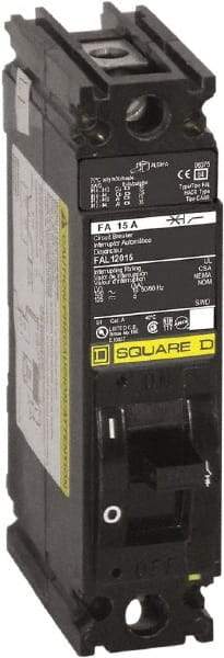 Square D - 20 Amp, 125 VDC, 277 VAC, 1 Pole, Individually Mounted Molded Case Circuit Breaker - Thermal Magnetic Trip, 18 kA at 480 VAC Breaking Capacity, 12-4 (Aluminum), 14-4 (Copper) AWG, 4.13 Inch Deep x 6 Inch High x 1-1/2 Inch Wide - A1 Tooling