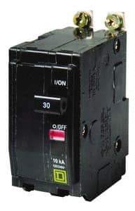 Square D - 10 Amp, 240 VAC, 2 Pole, Bolt On Miniature Circuit Breaker - 14-8 AWG - A1 Tooling