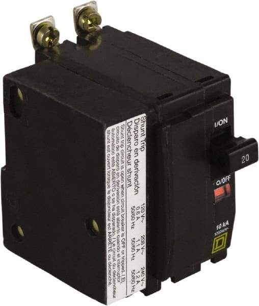 Square D - 20 Amp, 240 VAC, 2 Pole, Bolt On Miniature Circuit Breaker - 14-8 AWG - A1 Tooling