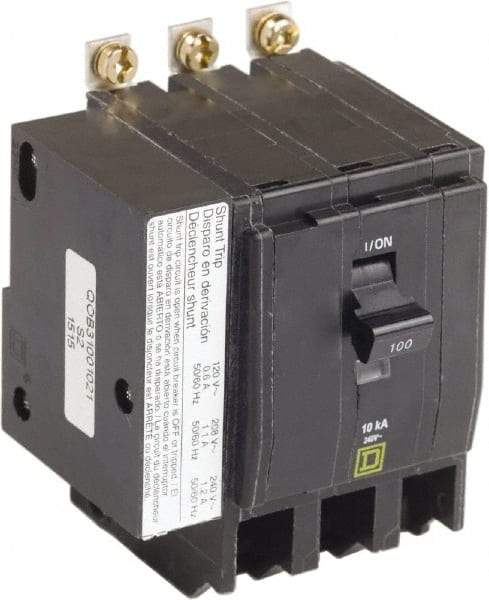 Square D - 100 Amp, 240 VAC, 3 Pole, Bolt On Miniature Circuit Breaker - 4-2/0 AWG - A1 Tooling