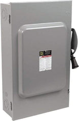 Square D - 200 Amp, 240 V, 3 Pole Nonfused Safety Switch - NEMA 1, 15 hp at 240 VAC (Single Phase), 60 hp at 240 VAC (Triple Phase), 3PST Contact Form - A1 Tooling