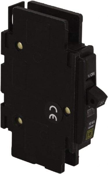 Square D - 20 Amp, 120/240 VAC, 1 Pole, DIN Rail Mounted, Flush Mount, Surface Mount Miniature Circuit Breaker - Thermal Magnetic Trip, 10 kA at 120/240 VAC Breaking Capacity, 14-2 (Aluminum), 14-2 (Copper) AWG, 74mm Deep x 103mm High x 19mm Wide - A1 Tooling