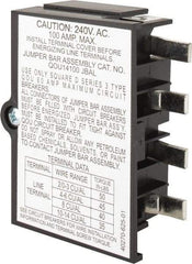 Square D - 100 Amp Circuit Breaker Jumper Bar Assembly - Use with QOU Circuit Breaker - A1 Tooling